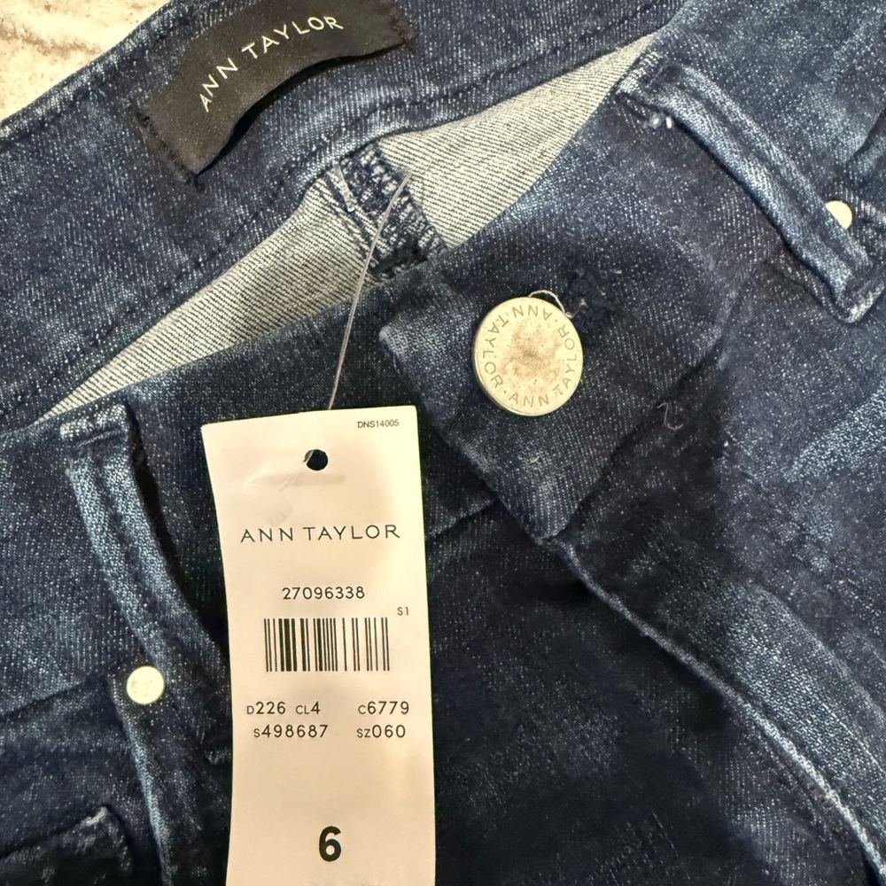 Ann Taylor Indigo Denim Pants - Picture 2 of 2